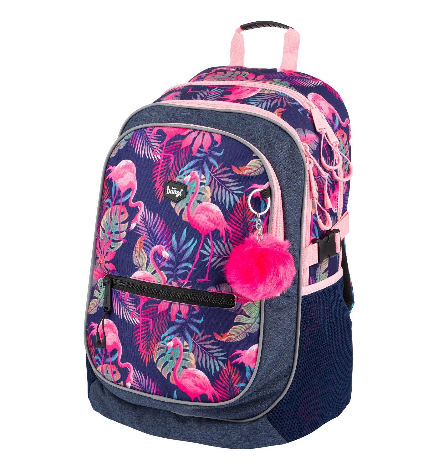 baagl-school-sets-core-flamingo-ii-sac-dos-3-pi-ces-fille image 3