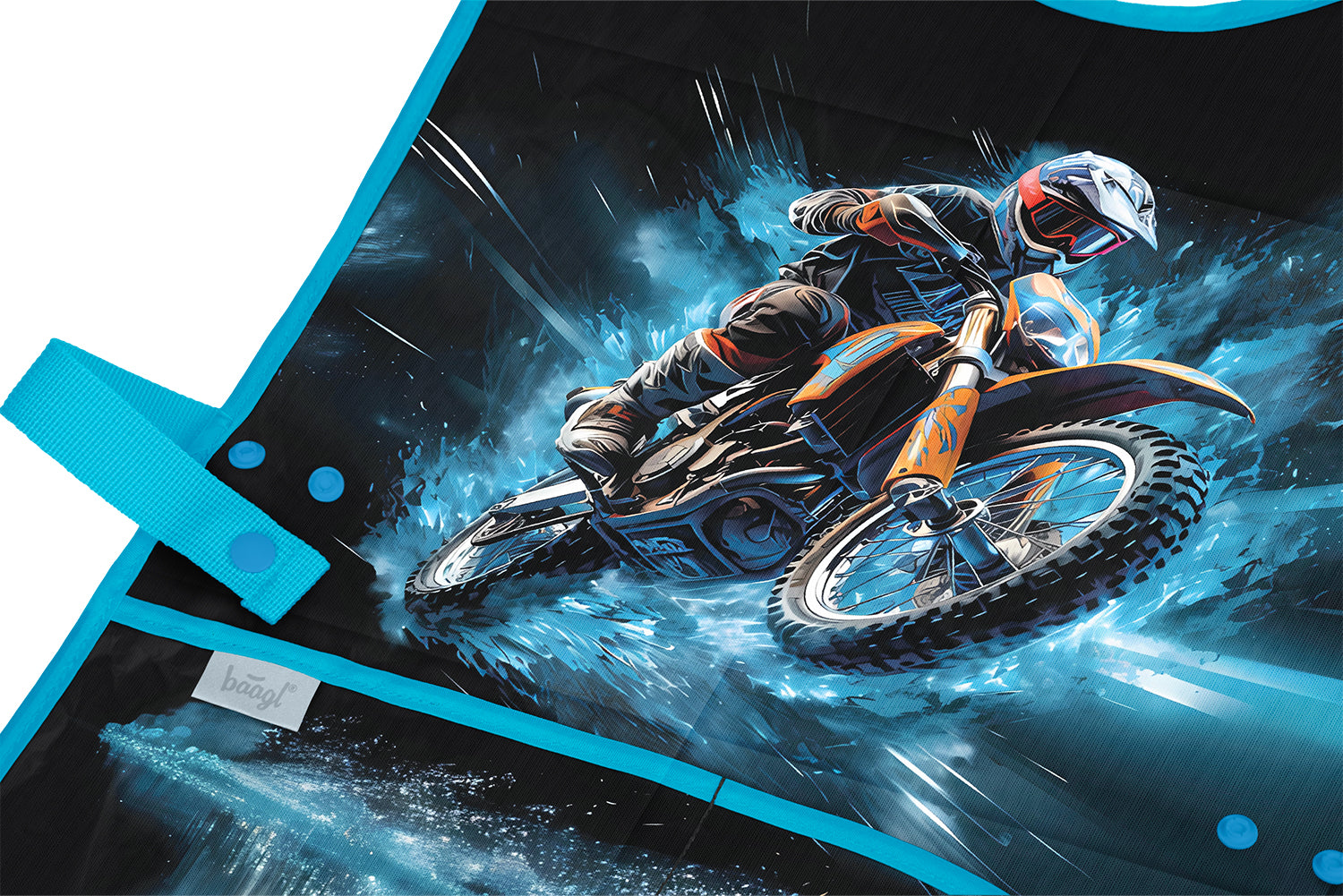 baagl-motor-bike-tablier-enfant-moto-2-poches-lavable image 3