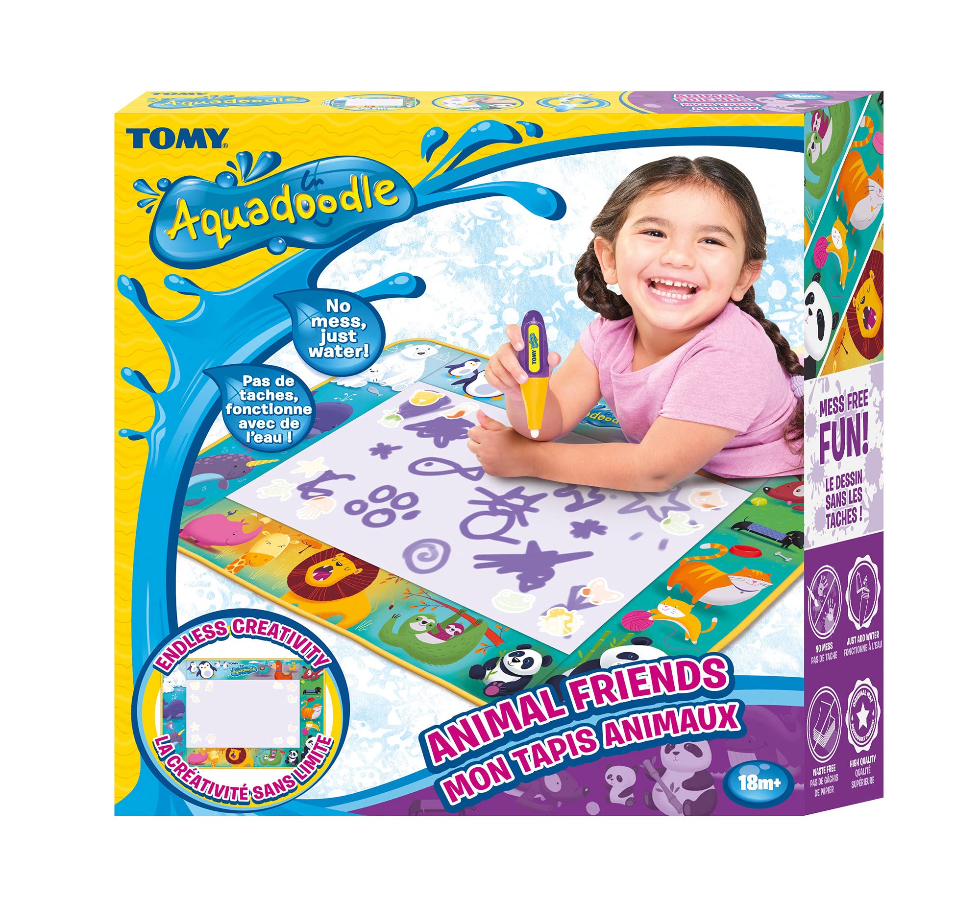 aquadoodle-large-mat-tapis-jeu-eau-animaux-75x55-cm-18-mois image 5