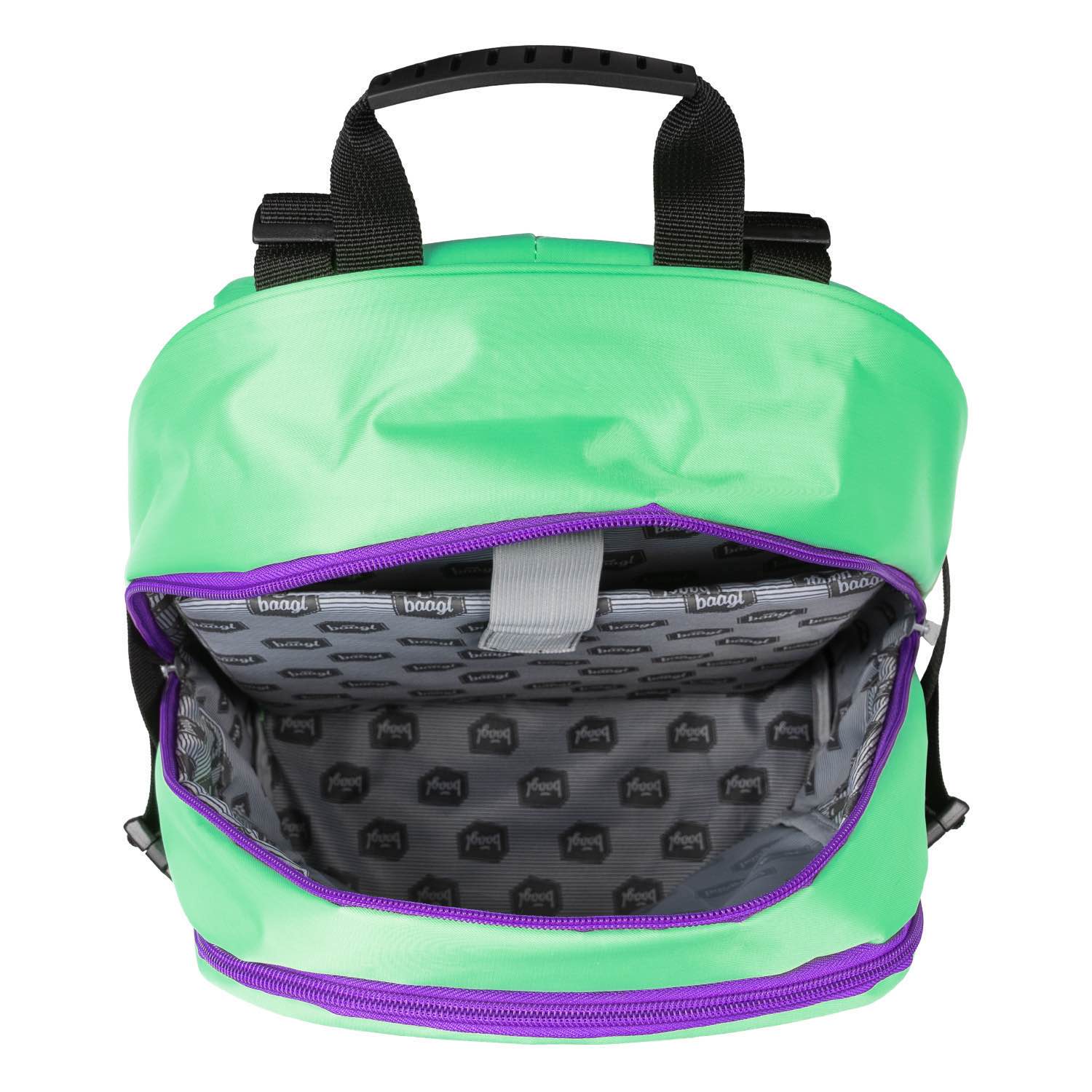 baagl-skate-mint-sac-dos-scolaire-25-l-porte-skate-menthe image 5