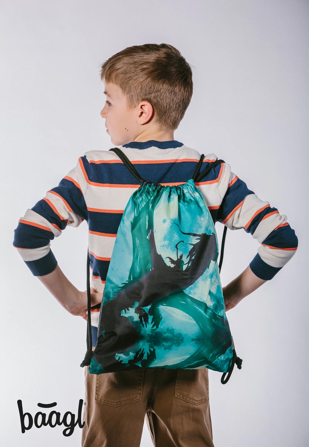 baagl-dragon-sac-de-gym-enfant-cordons image 4