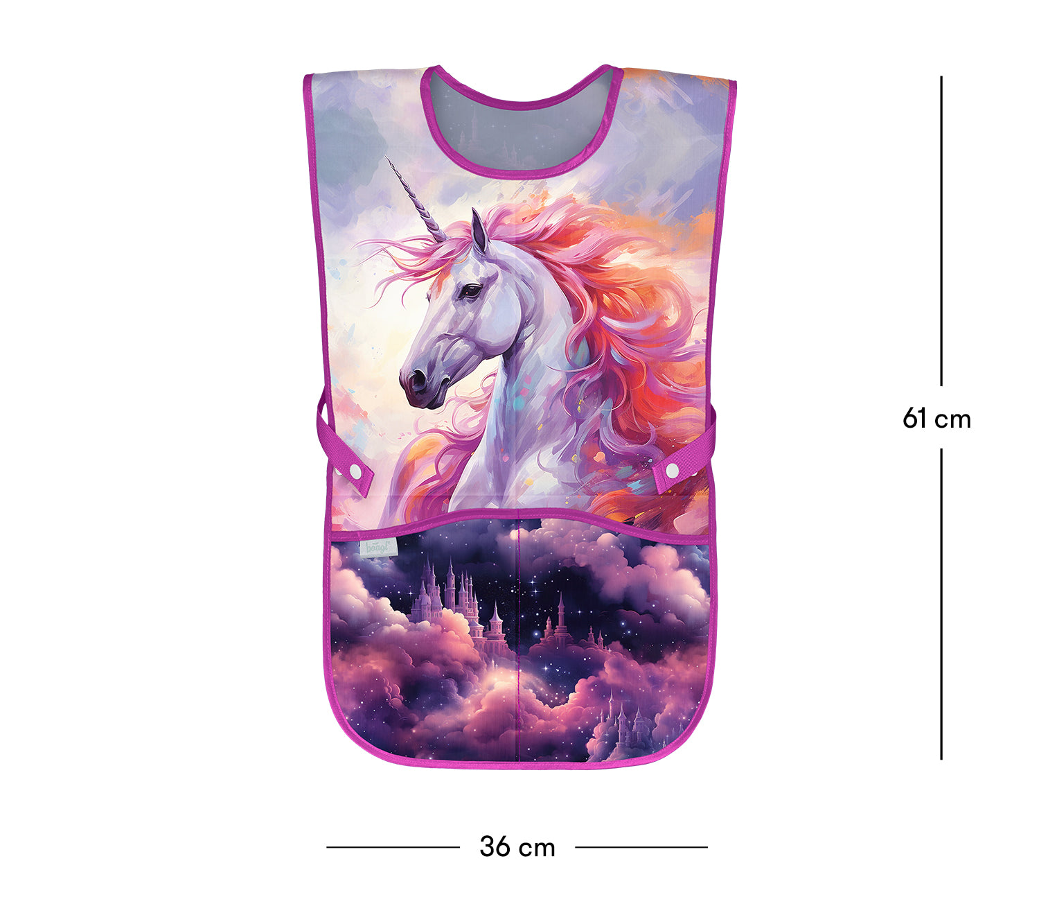 baagl-royal-unicorn-tablier-enfant-poches-lavable image 4