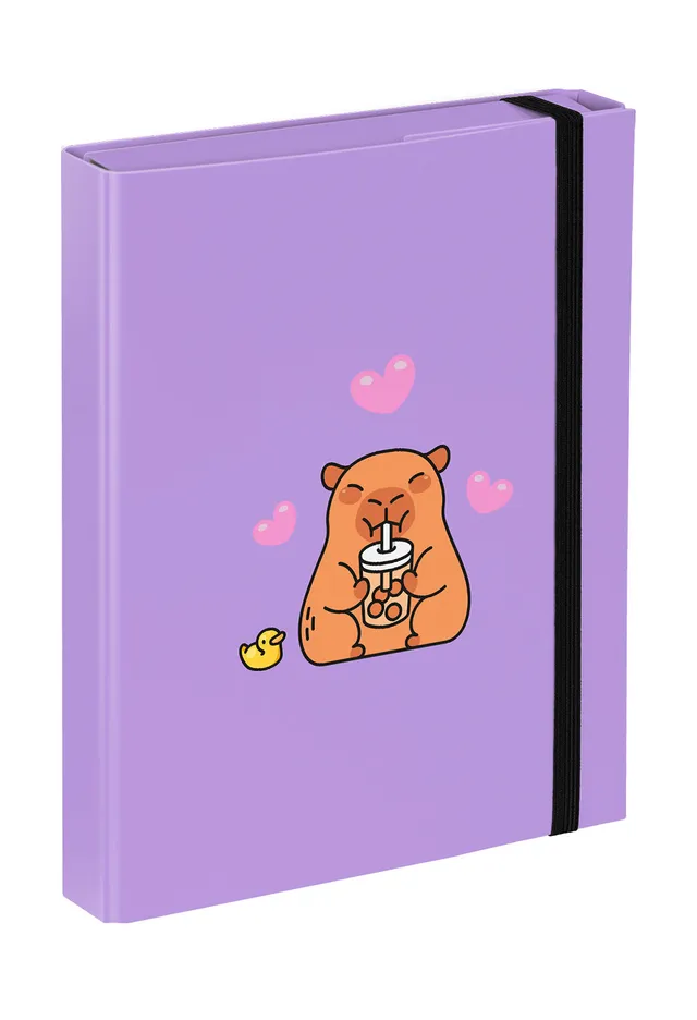baagl-capybara-chemise-a5-lastique-capybara image 1