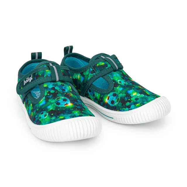 baagl-fotbal-chaussons-enfant-taille-29-scratch-foot image 1