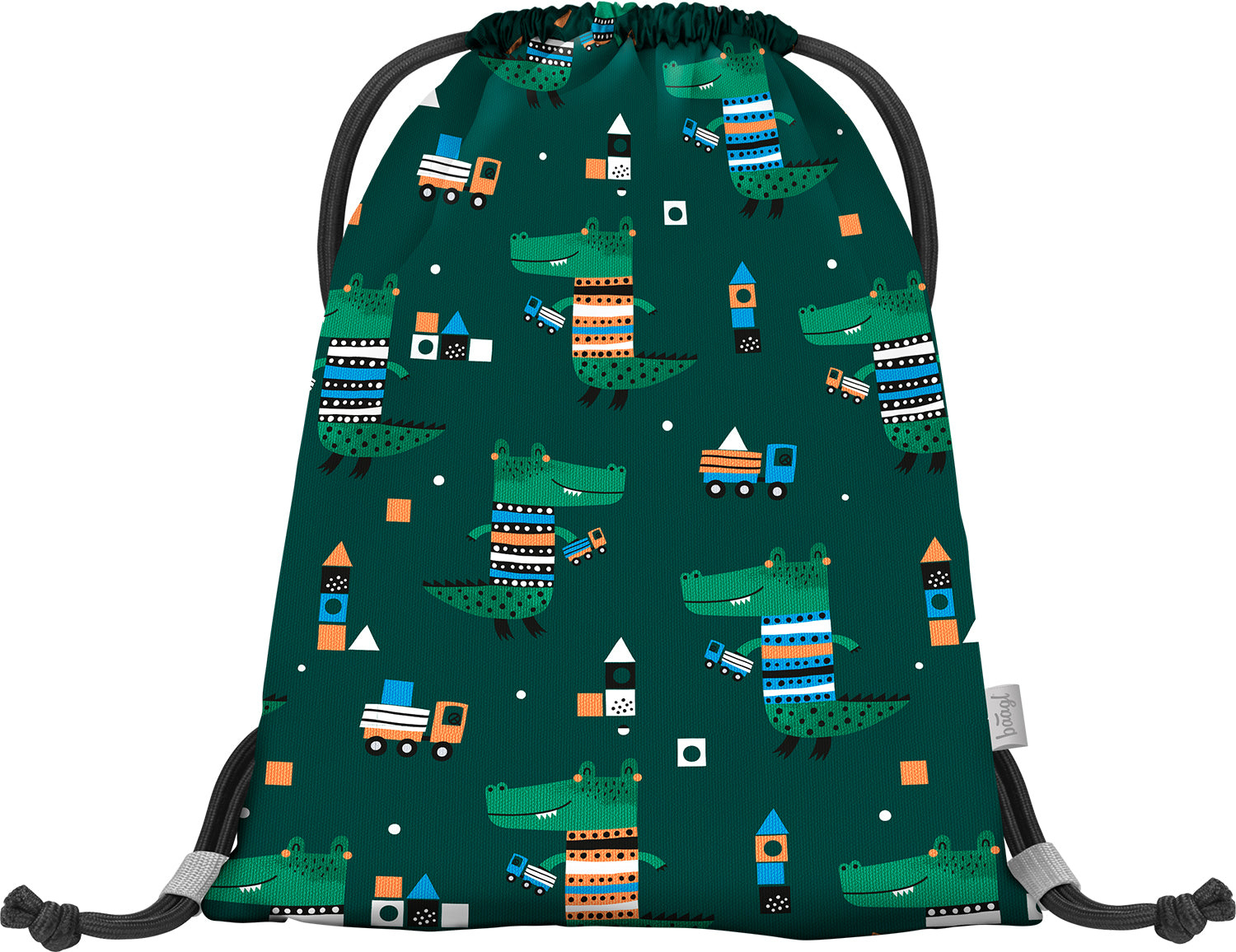 baagl-gym-sacks-crocodile-sac-gym-maternelle-lavable image 1