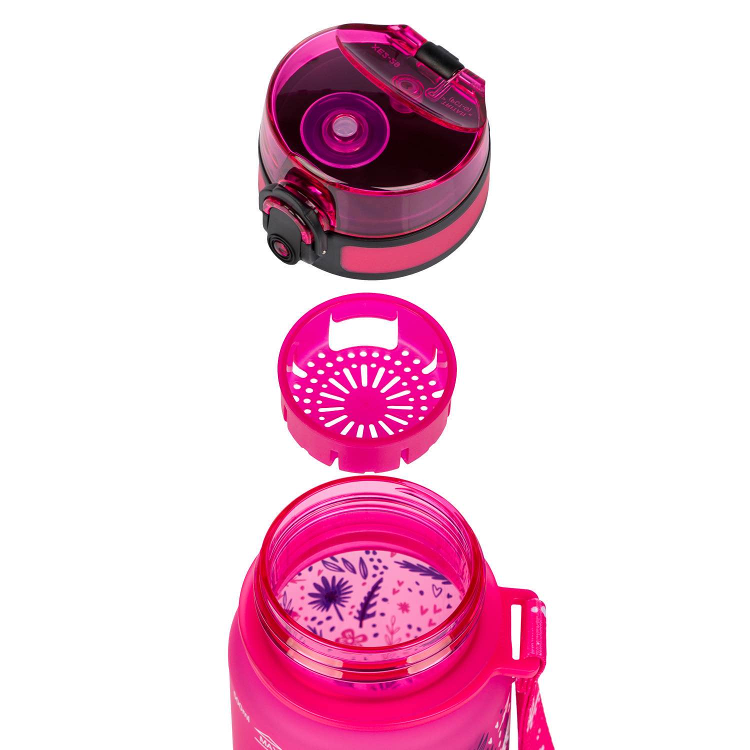 baagl-drinking-bottles-tritan-flamingo-gourde-500-ml-sans-bpa image 4
