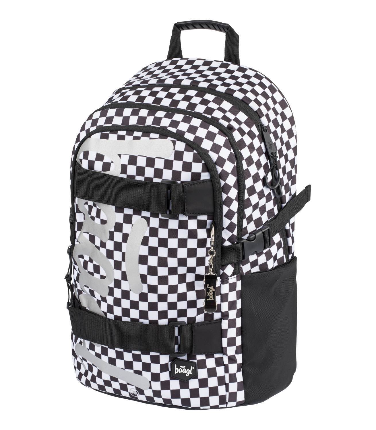 baagl-skate-checked-sac-dos-scolaire-carreaux-25-l image 2
