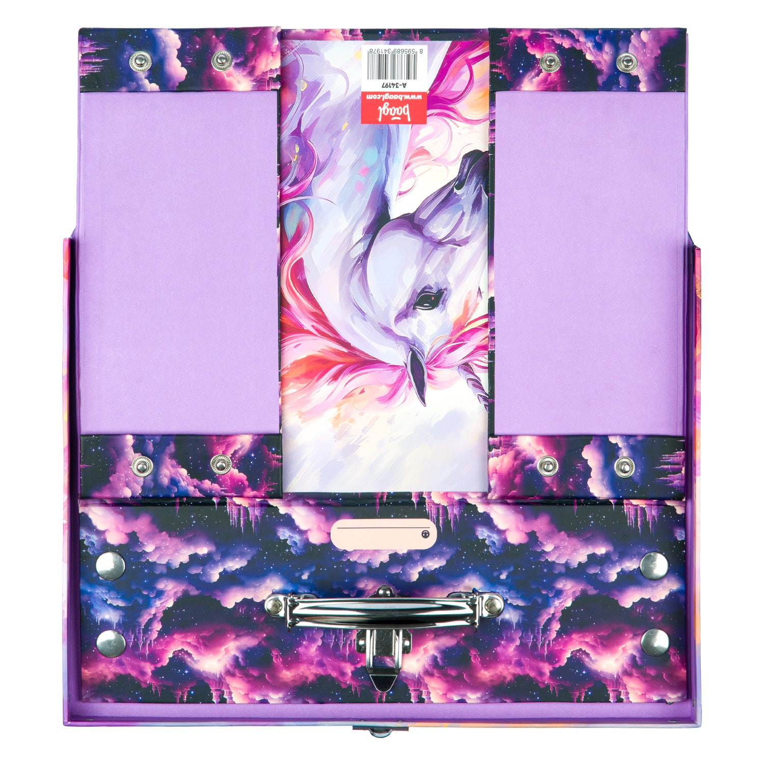 baagl-royal-unicorn-mallette-scolaire-pliable-licorne image 4