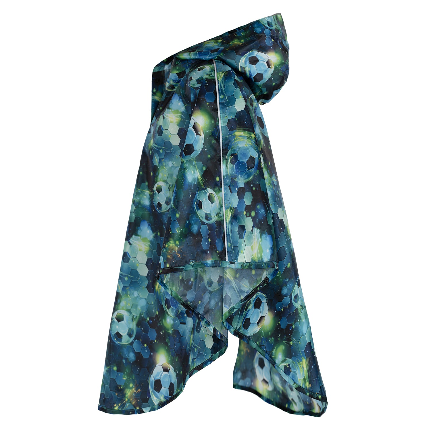 baagl-football-poncho-pluie-enfant-taille-s-110-130 image 2