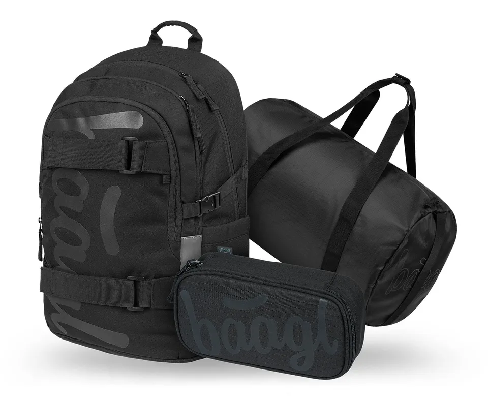 baagl-skate-uni-black-ensemble-scolaire-noir-recycl image 1
