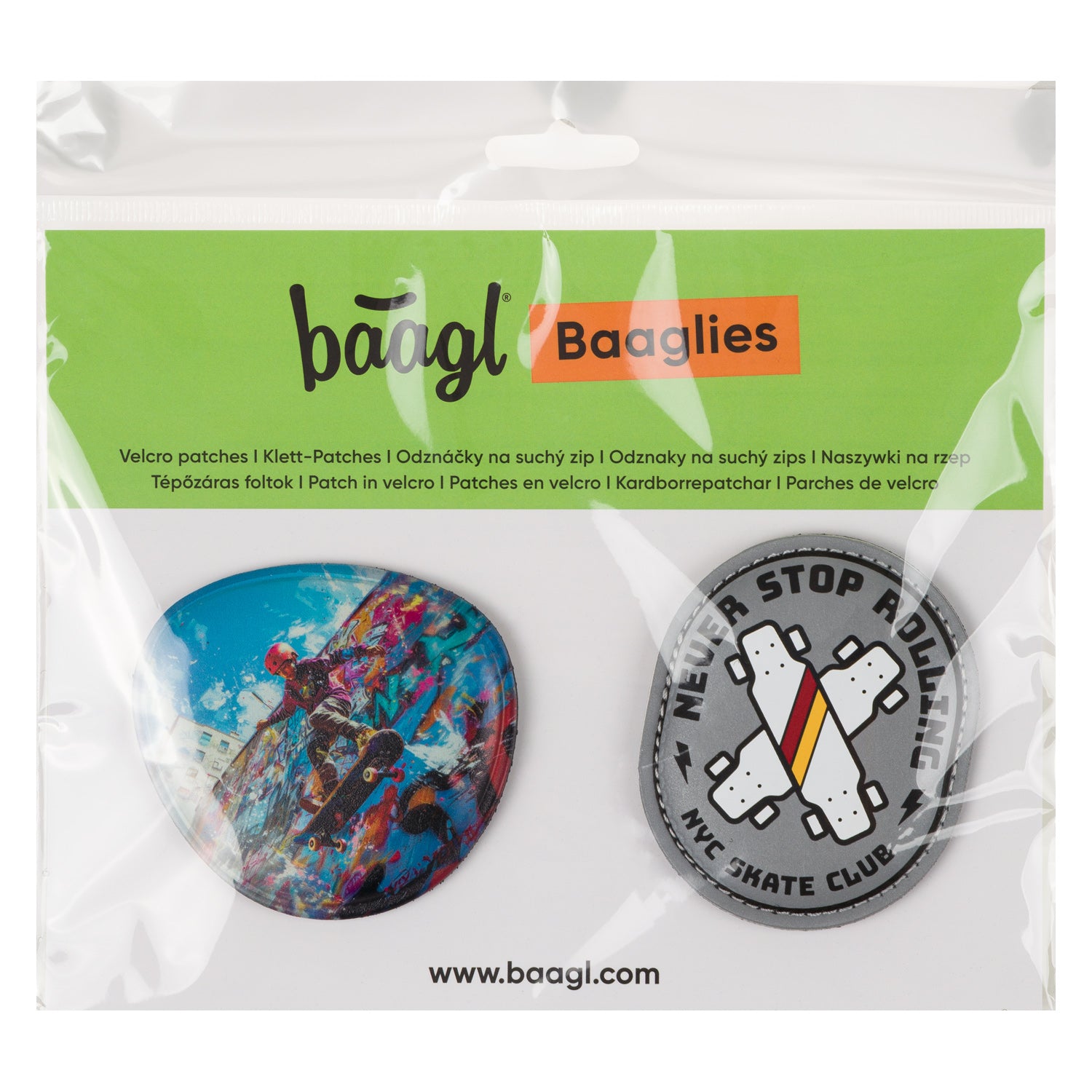 baagl-baaglies-skate-park-patchs-velcro-x2 image 4
