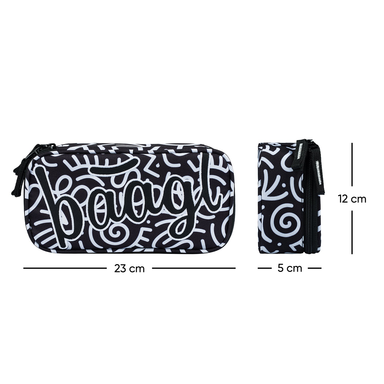 baagl-school-element-tui-scolaire-recycl-poche-zip image 4