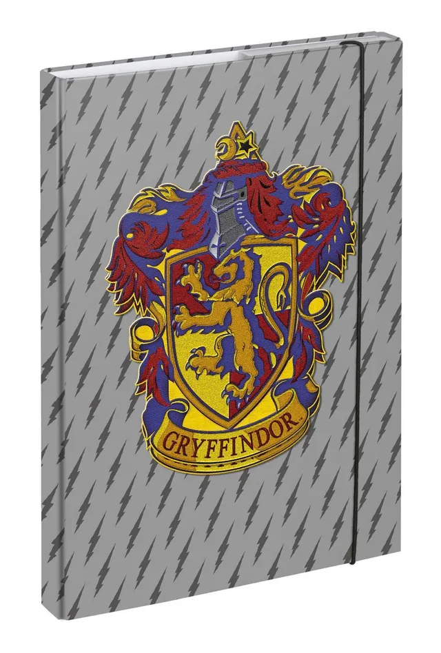 baagl-notebook-folders-harry-potter-gryffondor-chemise-a4-lastique image 1