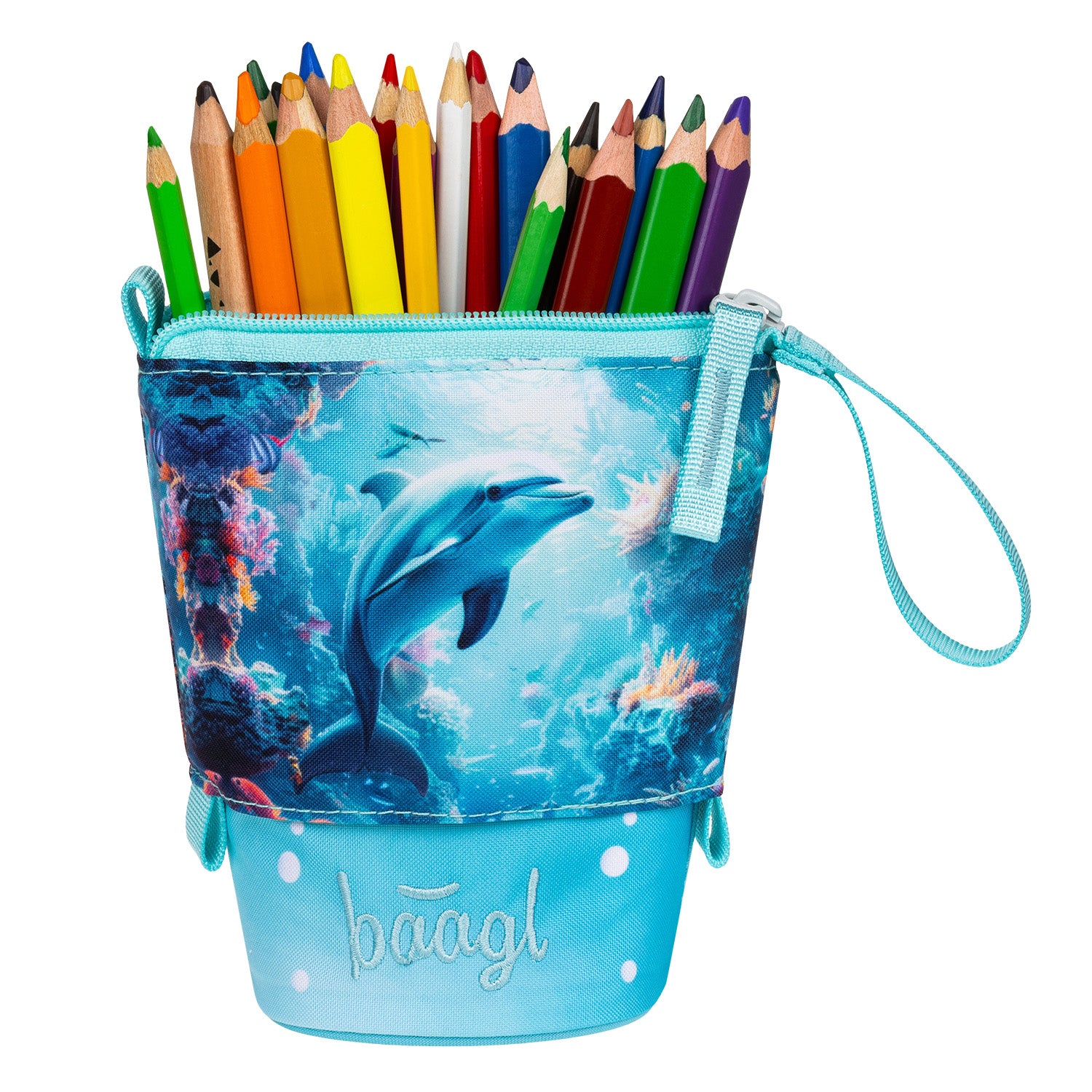baagl-pop-up-dolphin-trousse-stand-recycl-e-dauphin image 5