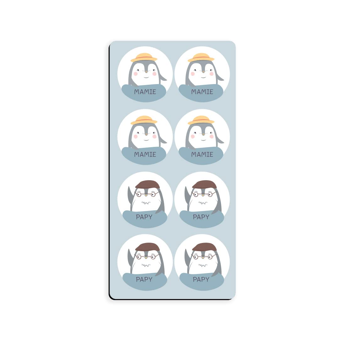 atelier-gigogne-magnets-papy-mamie-bleus-8-magnets-3-cm image 1