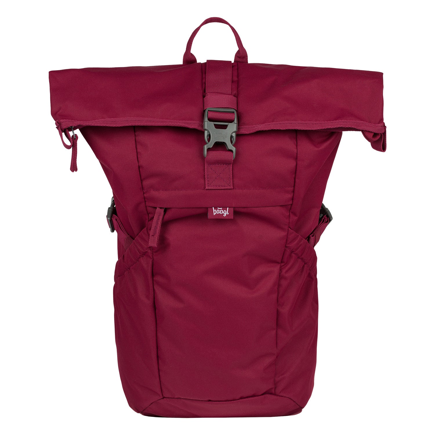 baagl-roll-burgundy-sac-dos-29-l-recycl-imperm-able image 1
