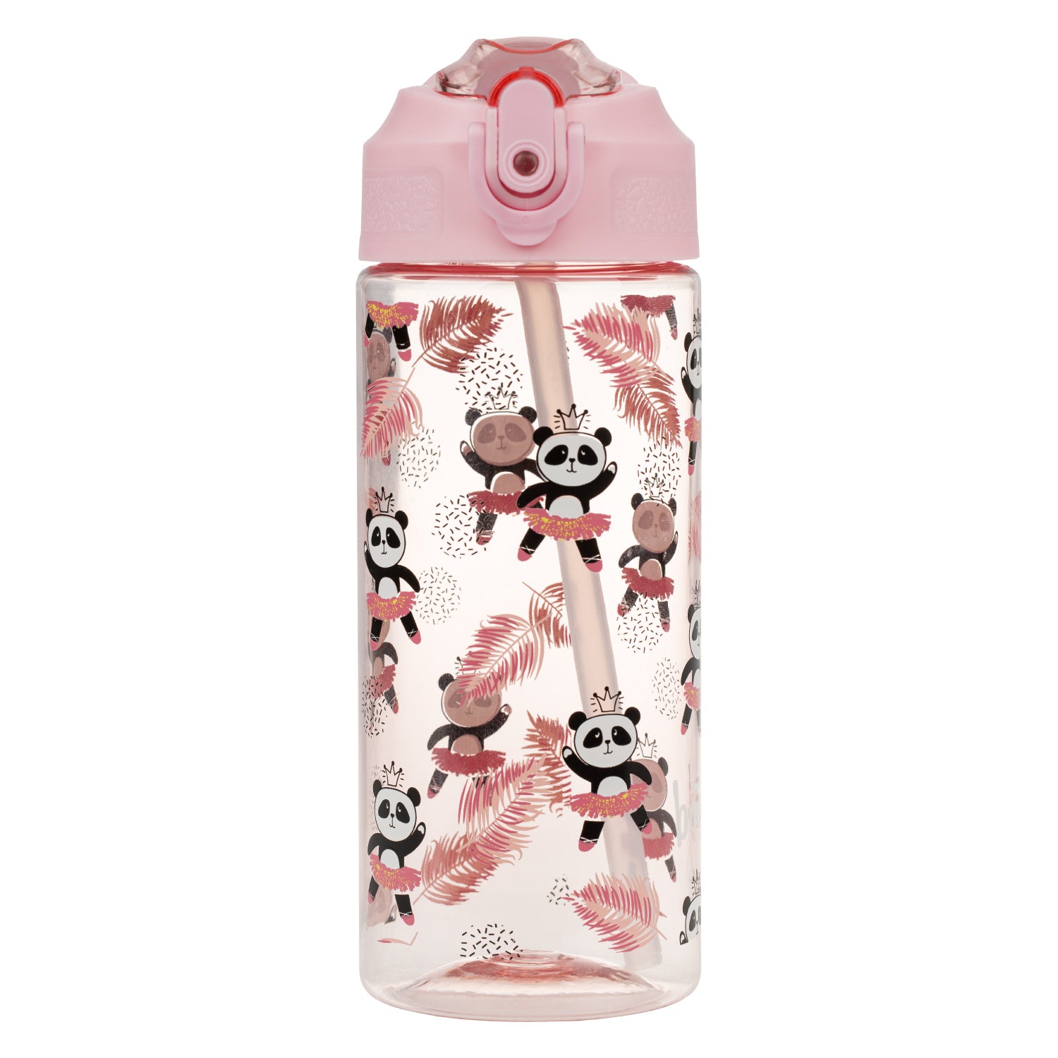 baagl-drinking-bottles-panda-gourde-500-ml-paille-tritan-enfant image 2