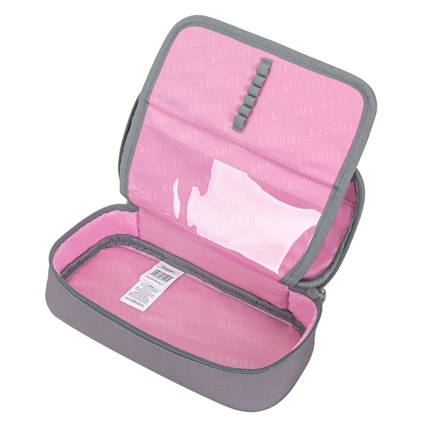 baagl-kuromi-grey-trousse-scolaire-grise-recycl-e image 2