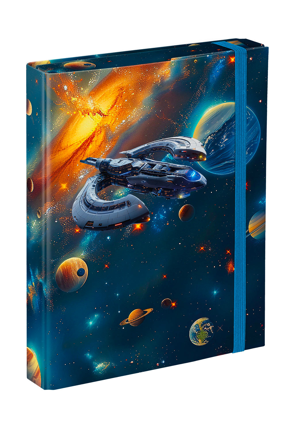 baagl-notebook-folders-universe-chemise-a5-lastique image 1