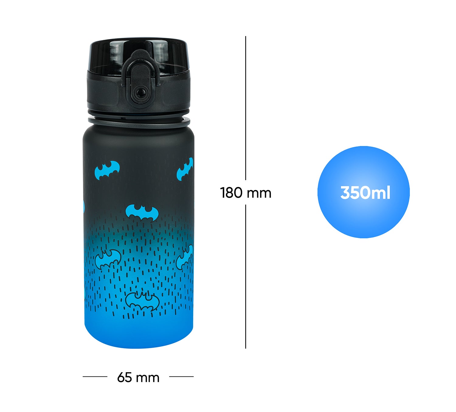 baagl-gradient-batman-blue-gourde-tritan-350-ml image 7