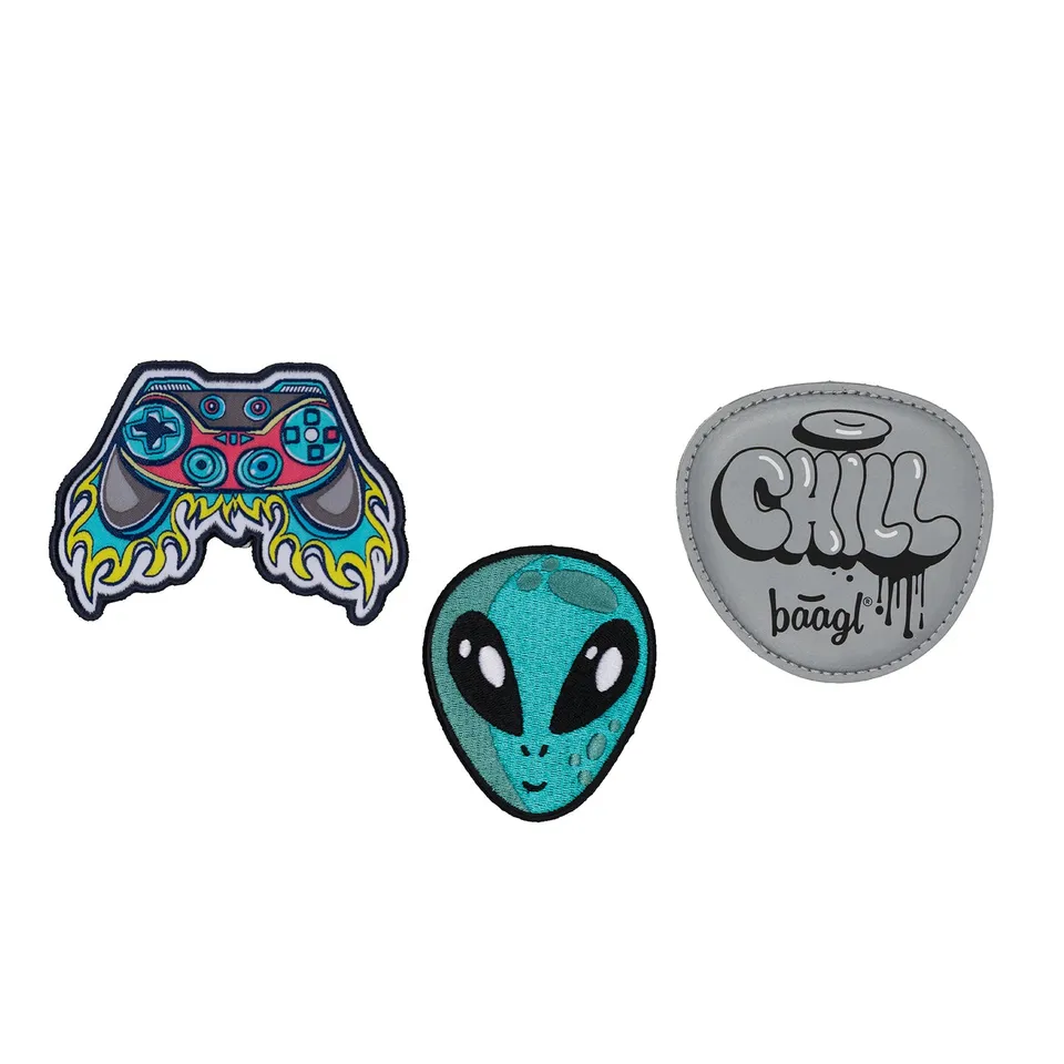 baagl-baaglies-chill-patch-velcro-cartable-3-pcs image 1