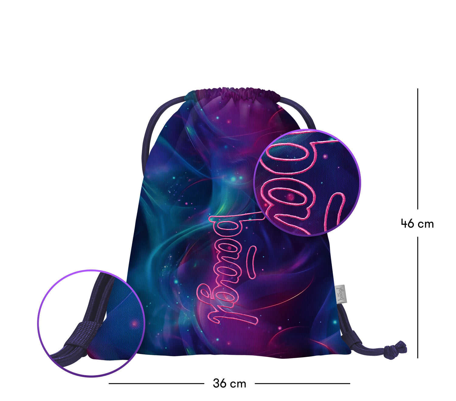 baagl-gym-sacks-nova-sac-gym-lavable-recycl image 3