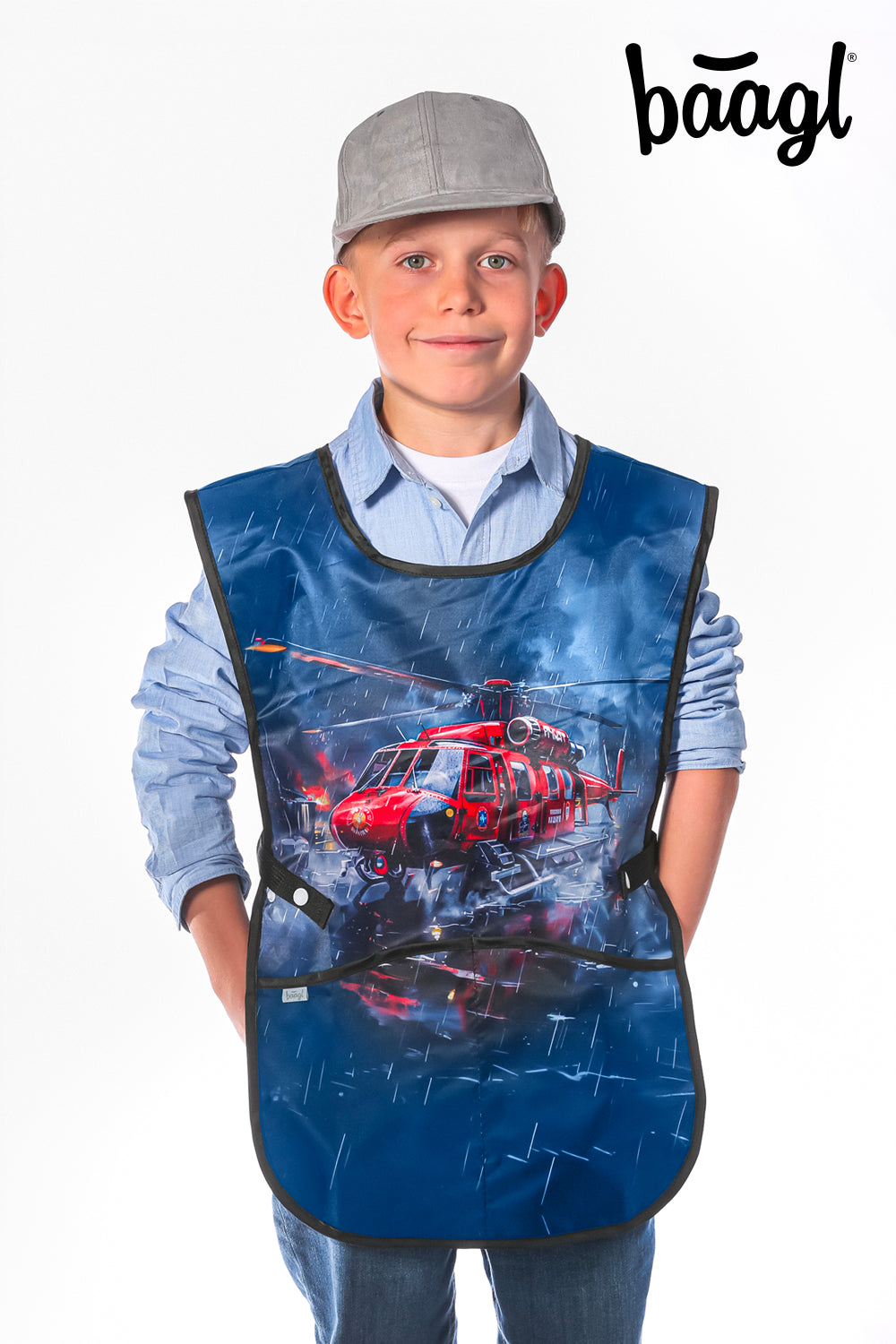 baagl-rescuers-tablier-enfant-peinture-2-poches image 5
