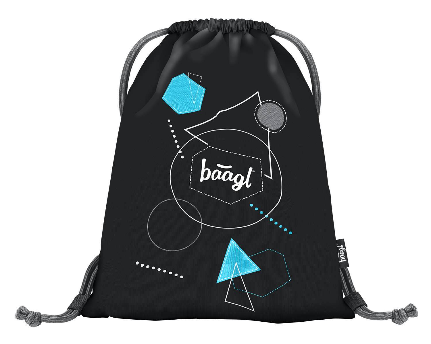 baagl-gym-sacks-logo-black-sac-gym-noir-lavable image 1