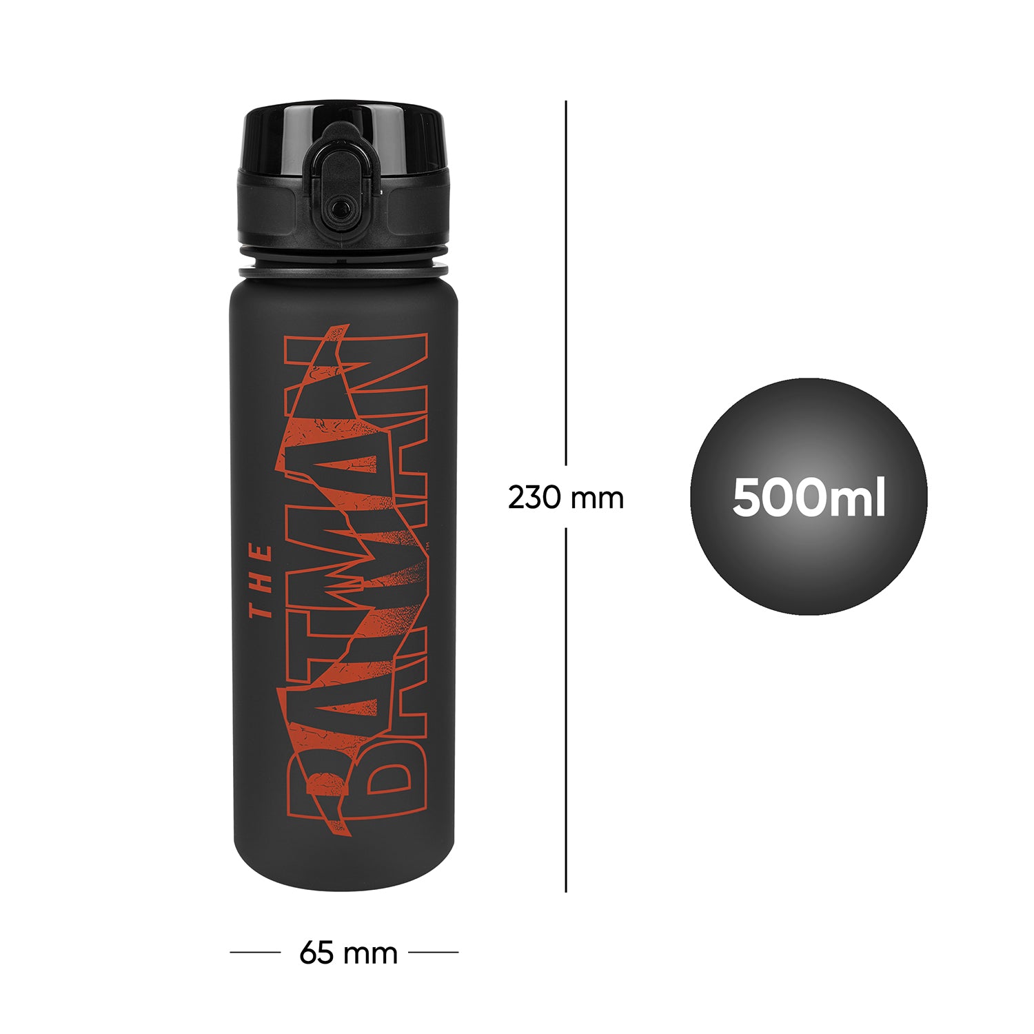 baagl-batman-red-gourde-enfant-tritan-500-ml image 7