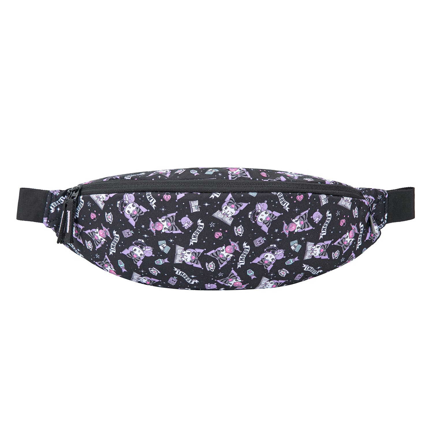 baagl-bumbags-snap-kuromi-sac-banane-noir-recycl image 1