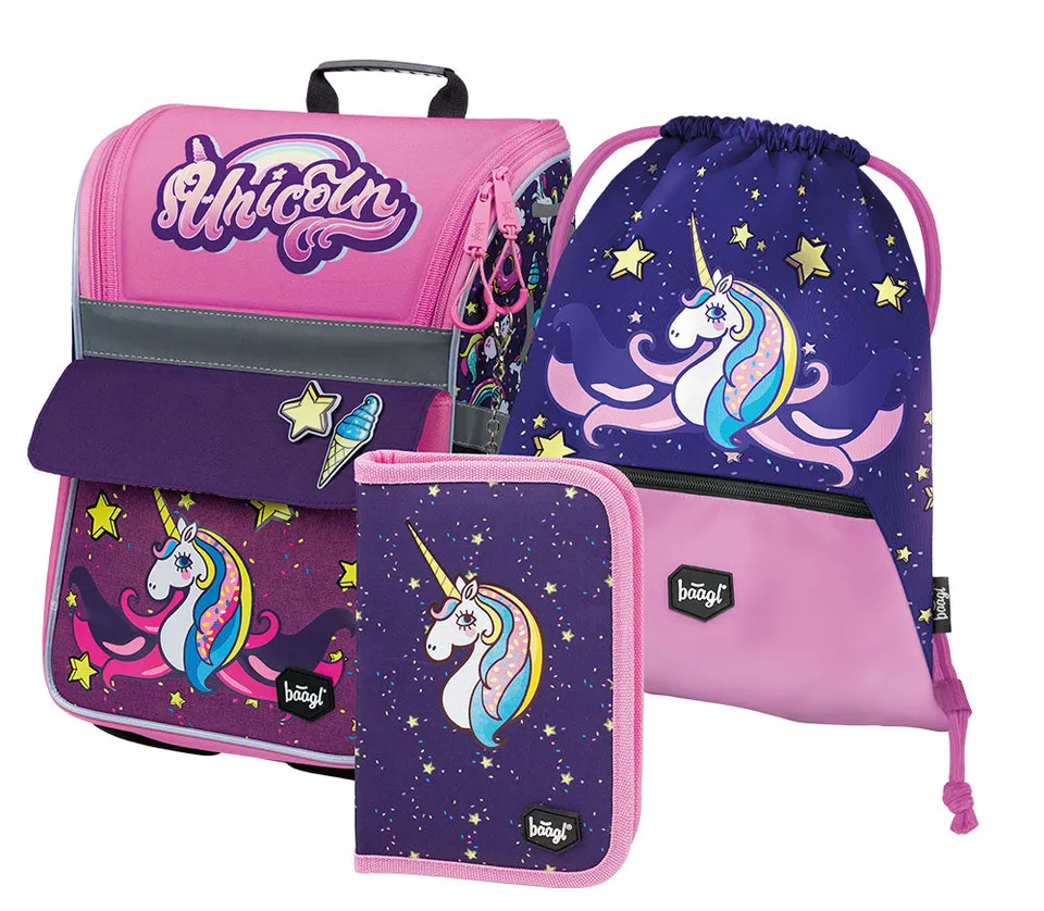 baagl-zippy-unicorn-ensemble-scolaire-3-pi-ces image 1