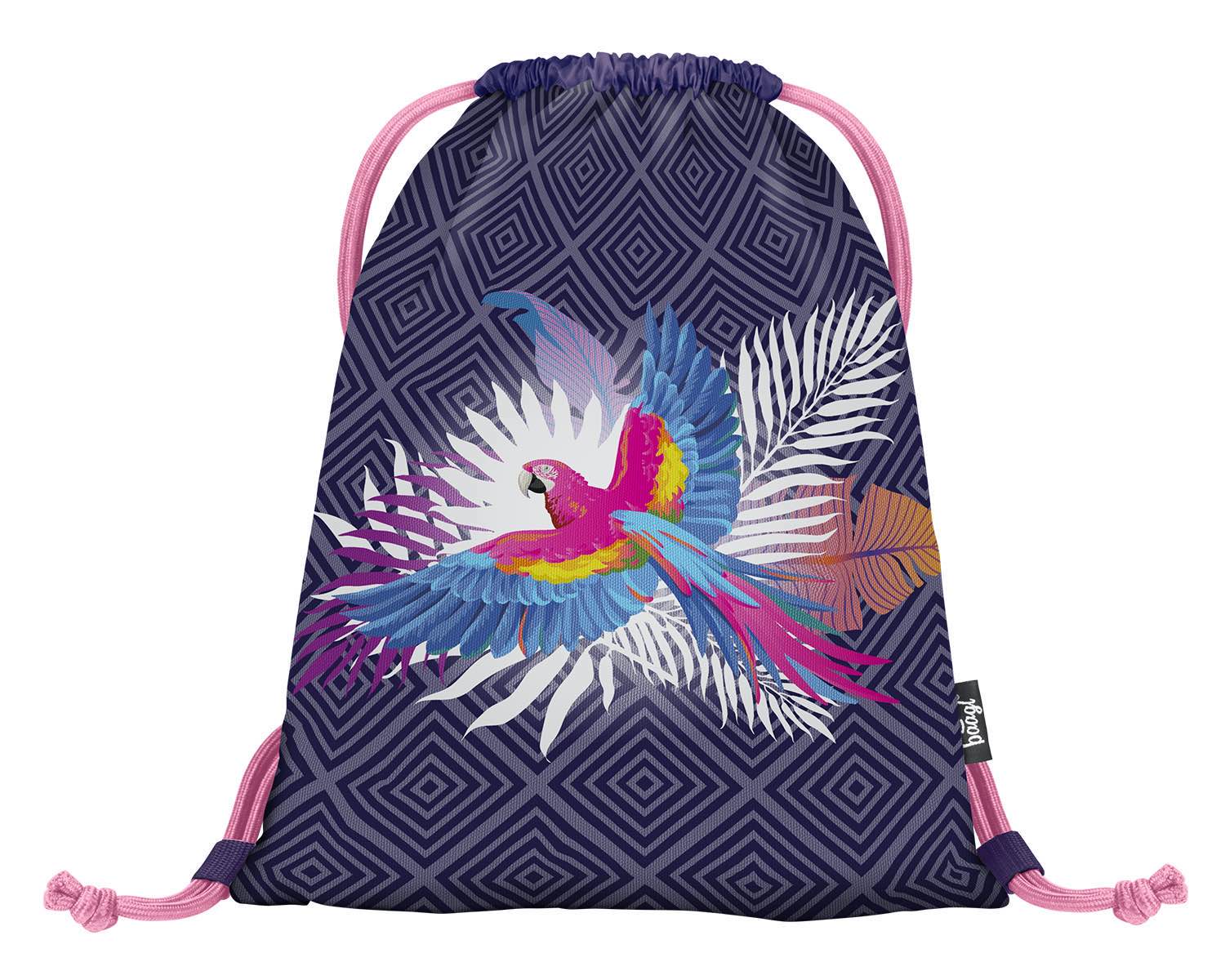 baagl-parrot-sac-de-gym-enfant-lavable-perroquet image 1