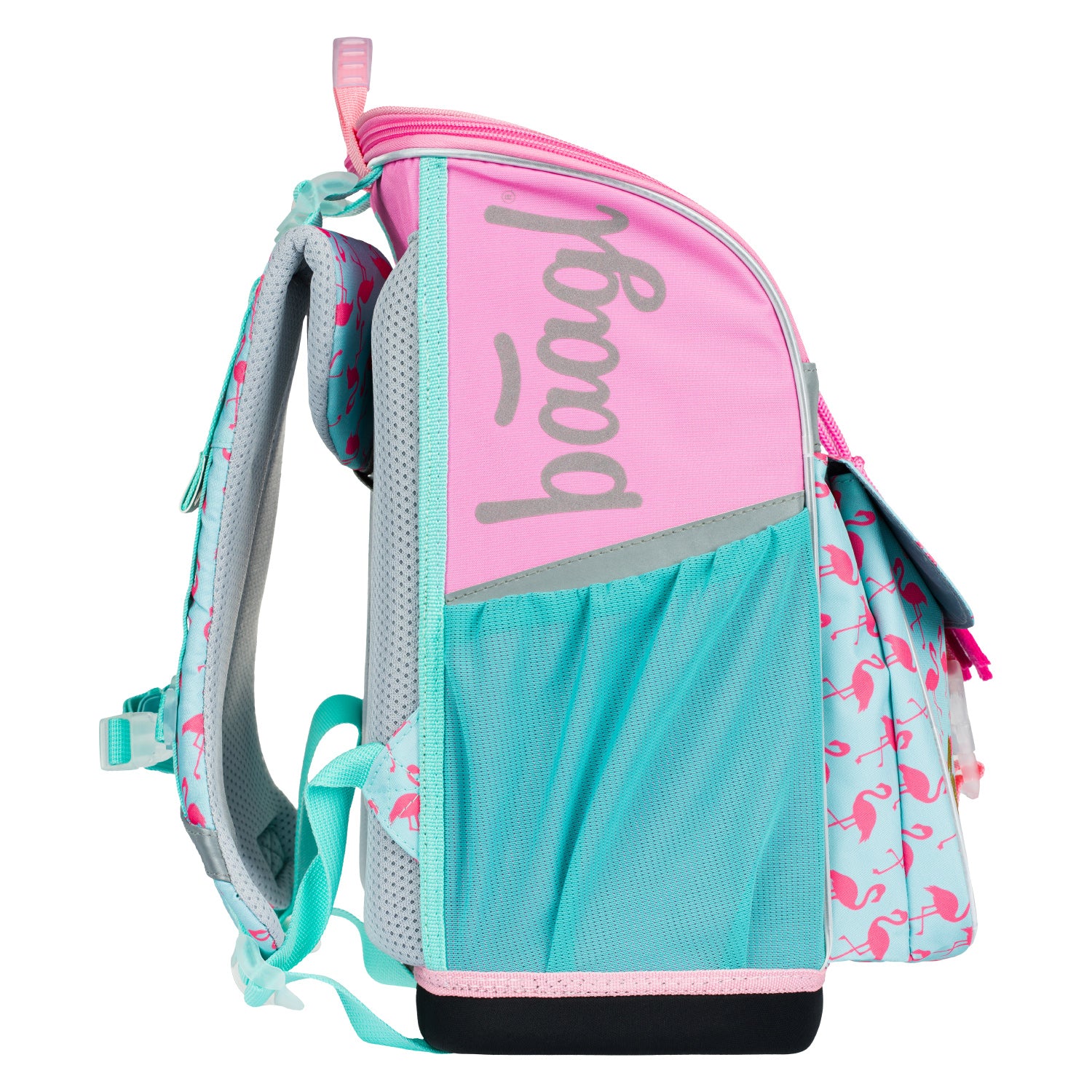 baagl-zippy-flamingo-ii-cartable-3-pi-ces-flamant-rose image 3
