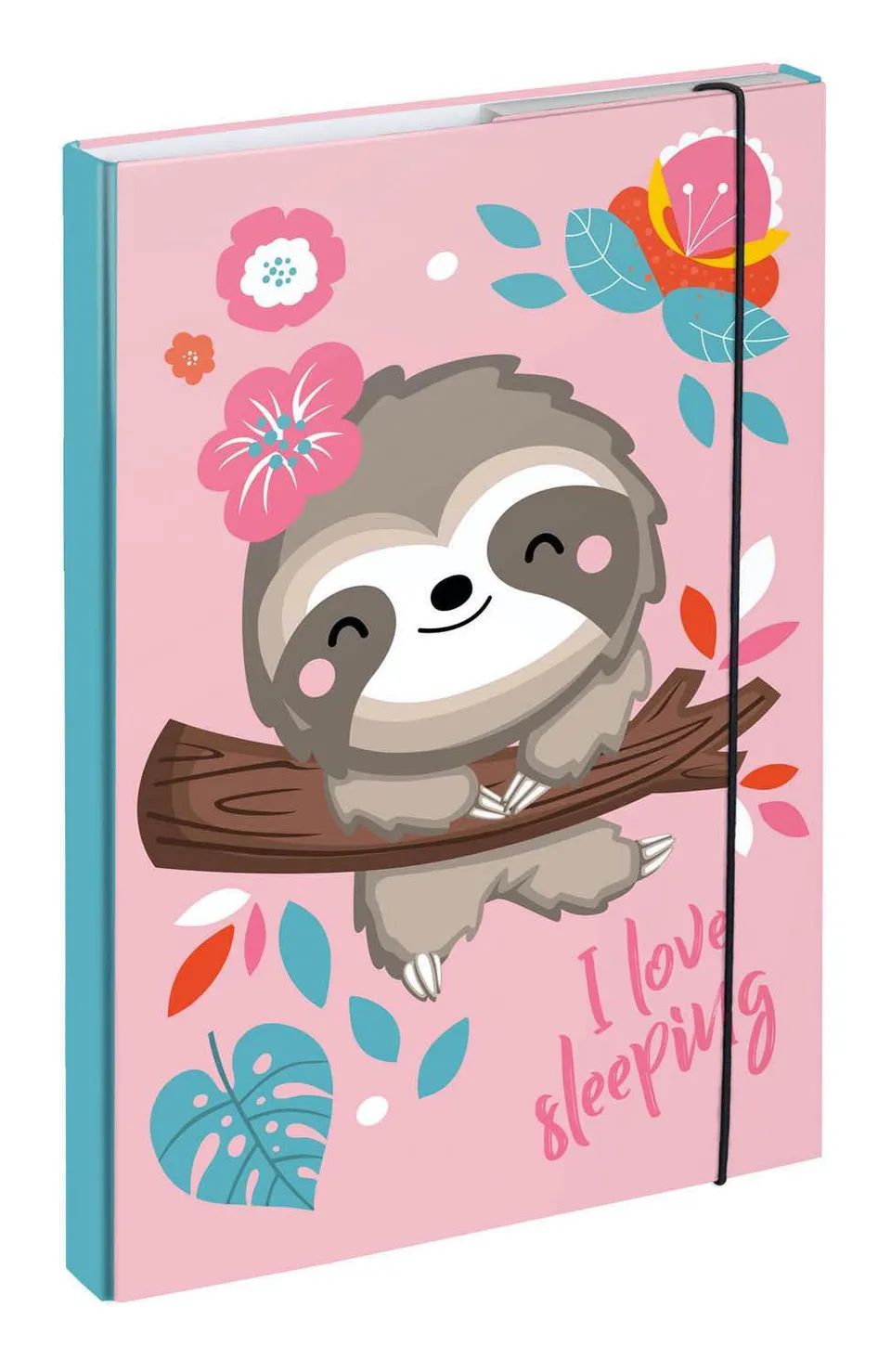 baagl-notebook-folders-chemise-a4-sloth-lastique image 1