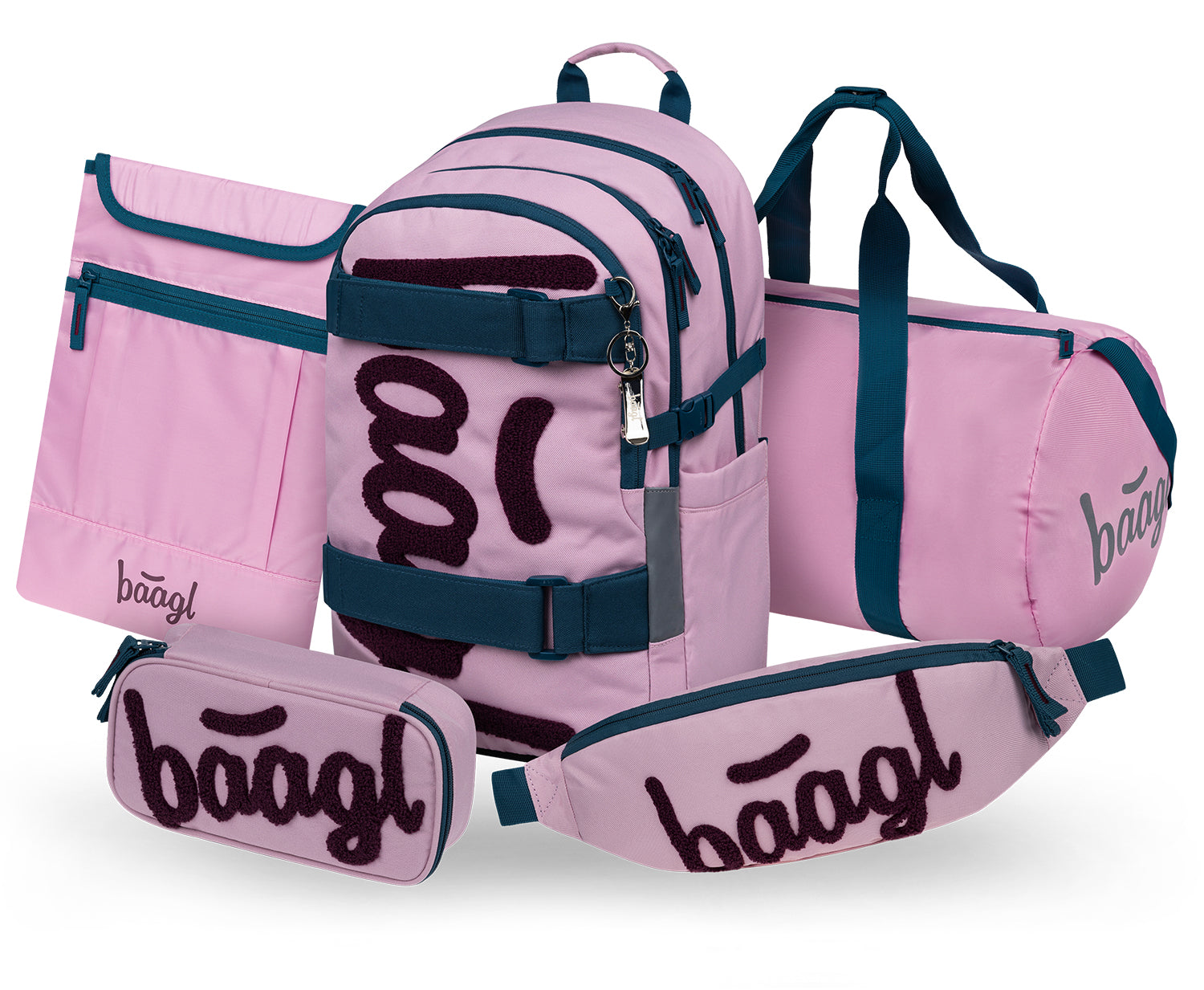 baagl-skate-rose-ii-ensemble-scolaire-rose-recycl image 1