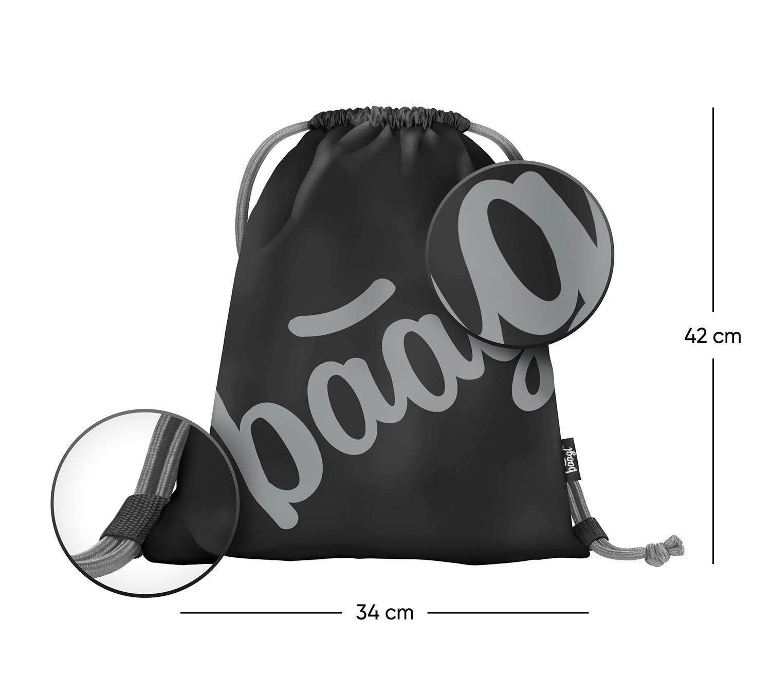 baagl-gym-sacks-sac-gym-skate-black-lavable image 2