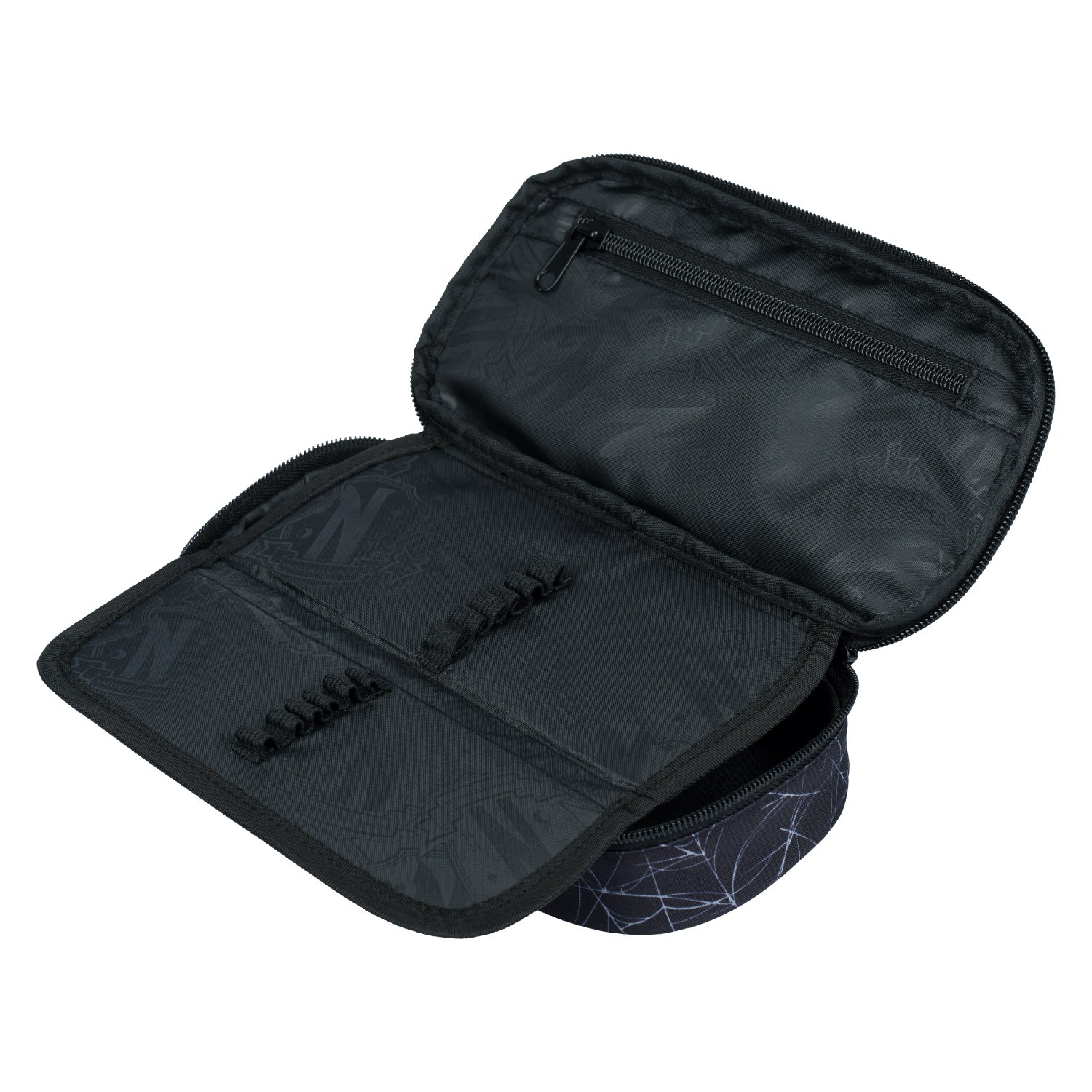 baagl-wednesday-nevermore-trousse-scolaire-vide-fermetures-ykk image 3