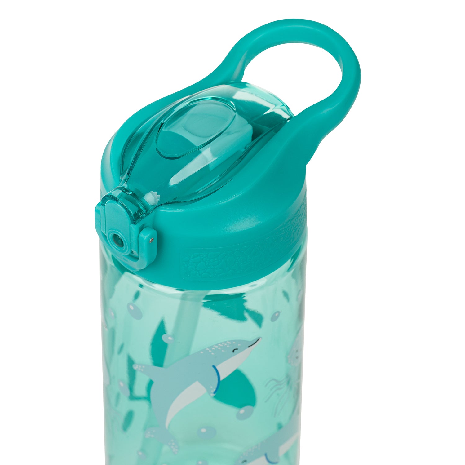 baagl-dolphin-gourde-tritan-paille-500-ml-dauphin-enfant image 3