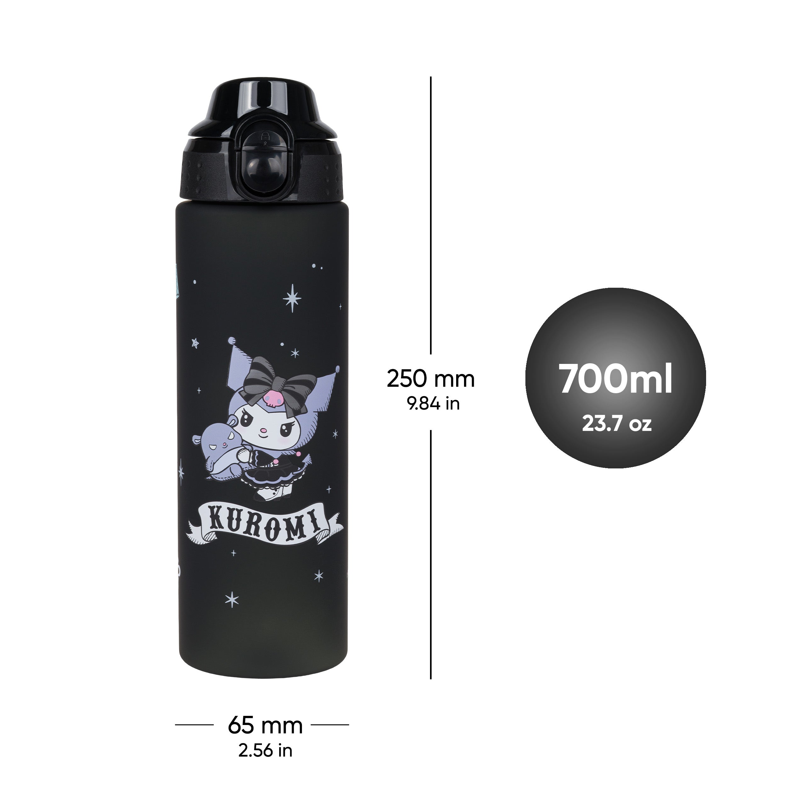 baagl-kuromi-fortune-dream-gourde-tritan-700-ml-sans-bpa image 7