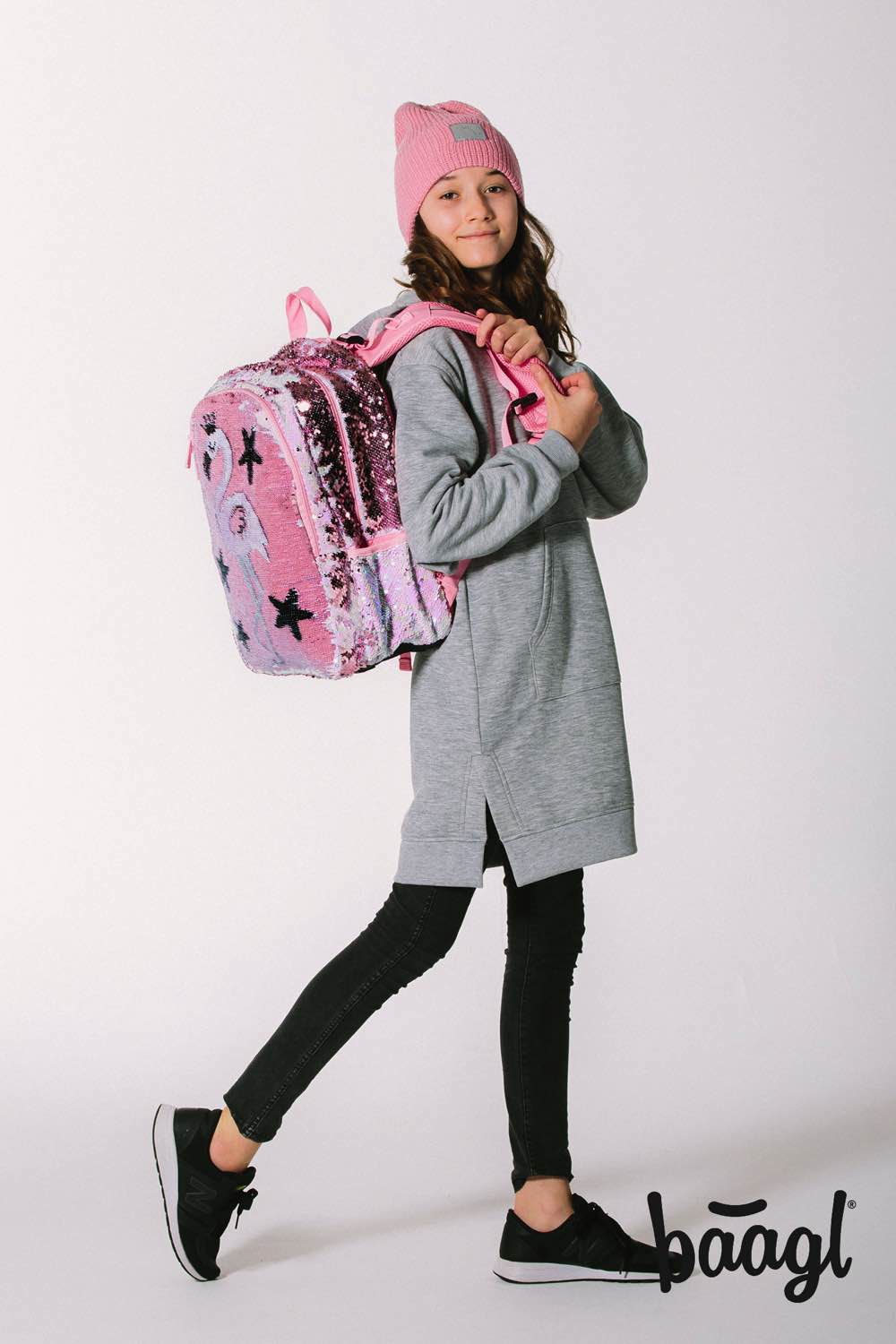baagl-fun-flamingo-set-scolaire-sac-trousses image 6