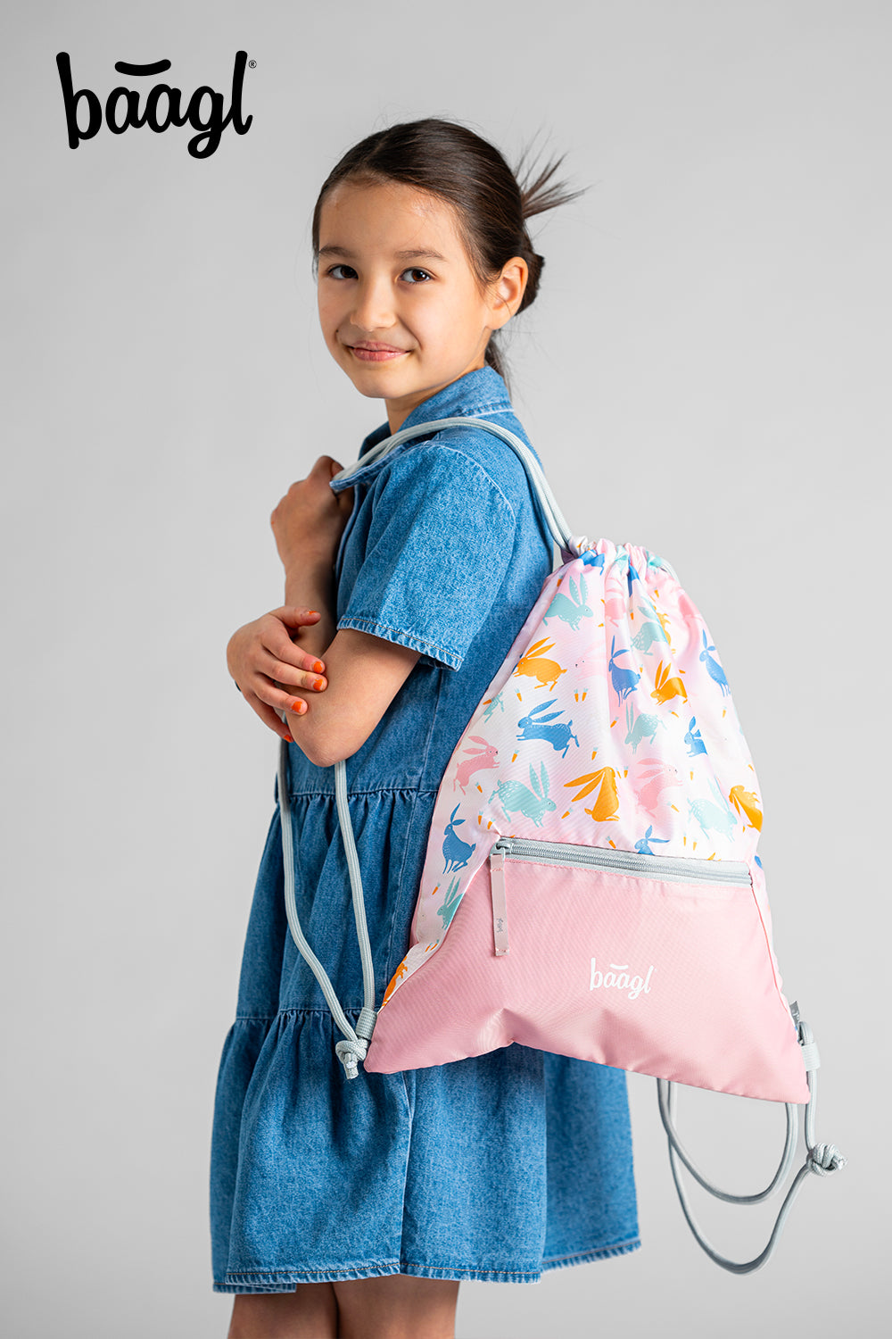 baagl-gym-sacks-bunny-sac-gym-poche-zip-lavable image 4