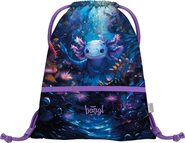 baagl-axolotl-sac-de-gym-sport-enfant-lavable image 1