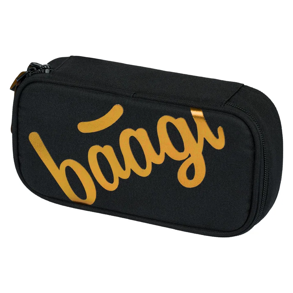 baagl-metallic-bronze-trousse-scolaire-bronze-vide image 1