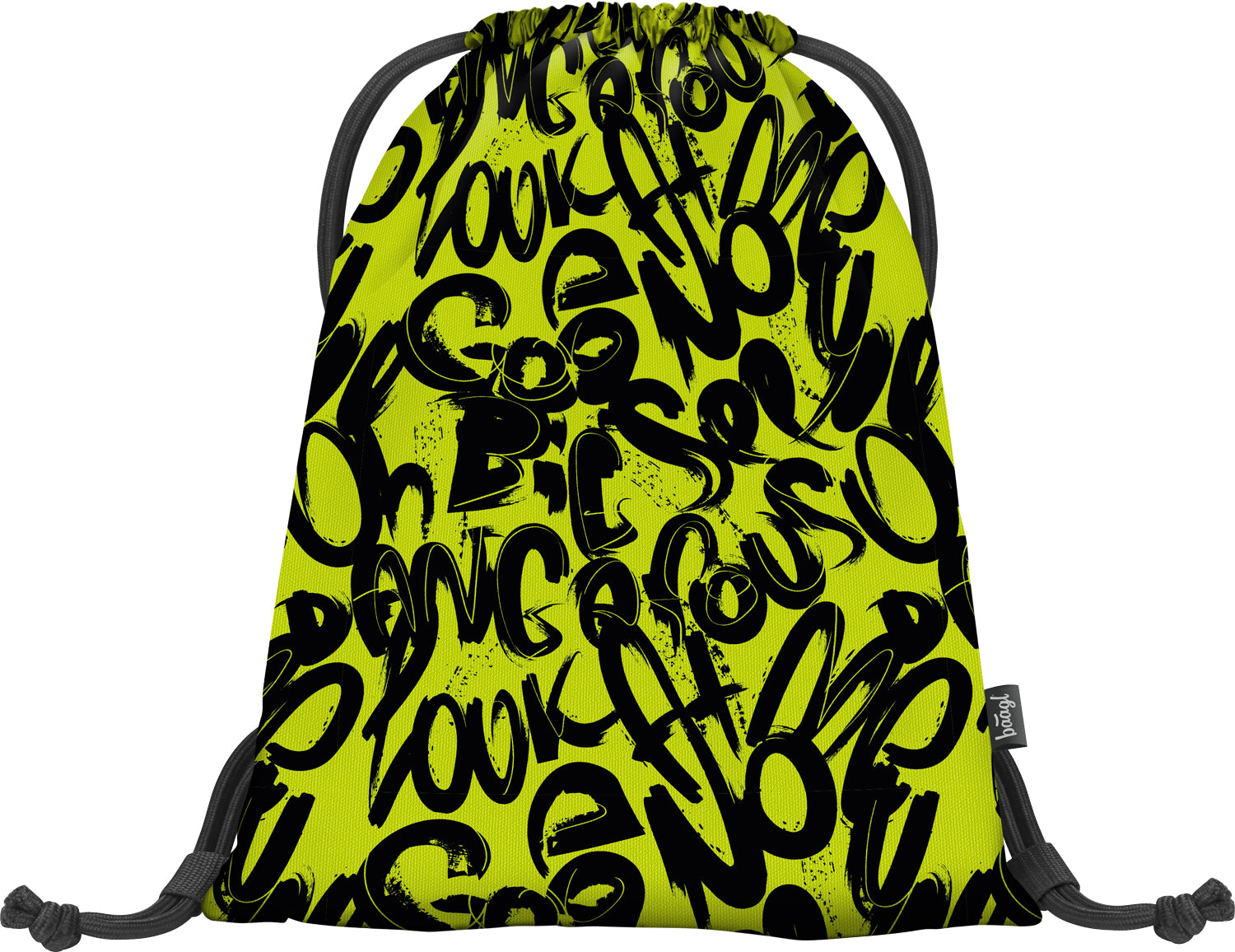 baagl-lime-sac-de-gym-vert-lavable-enfant image 2