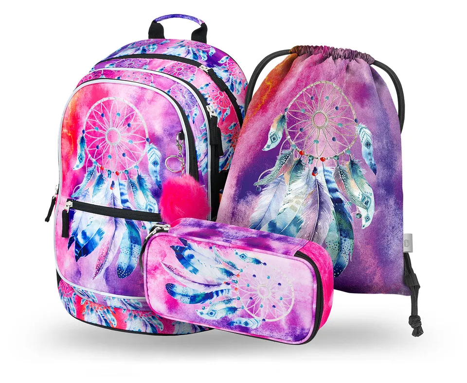 baagl-core-dream-catcher-sac-dos-3-pi-ces-25-l-fille image 1