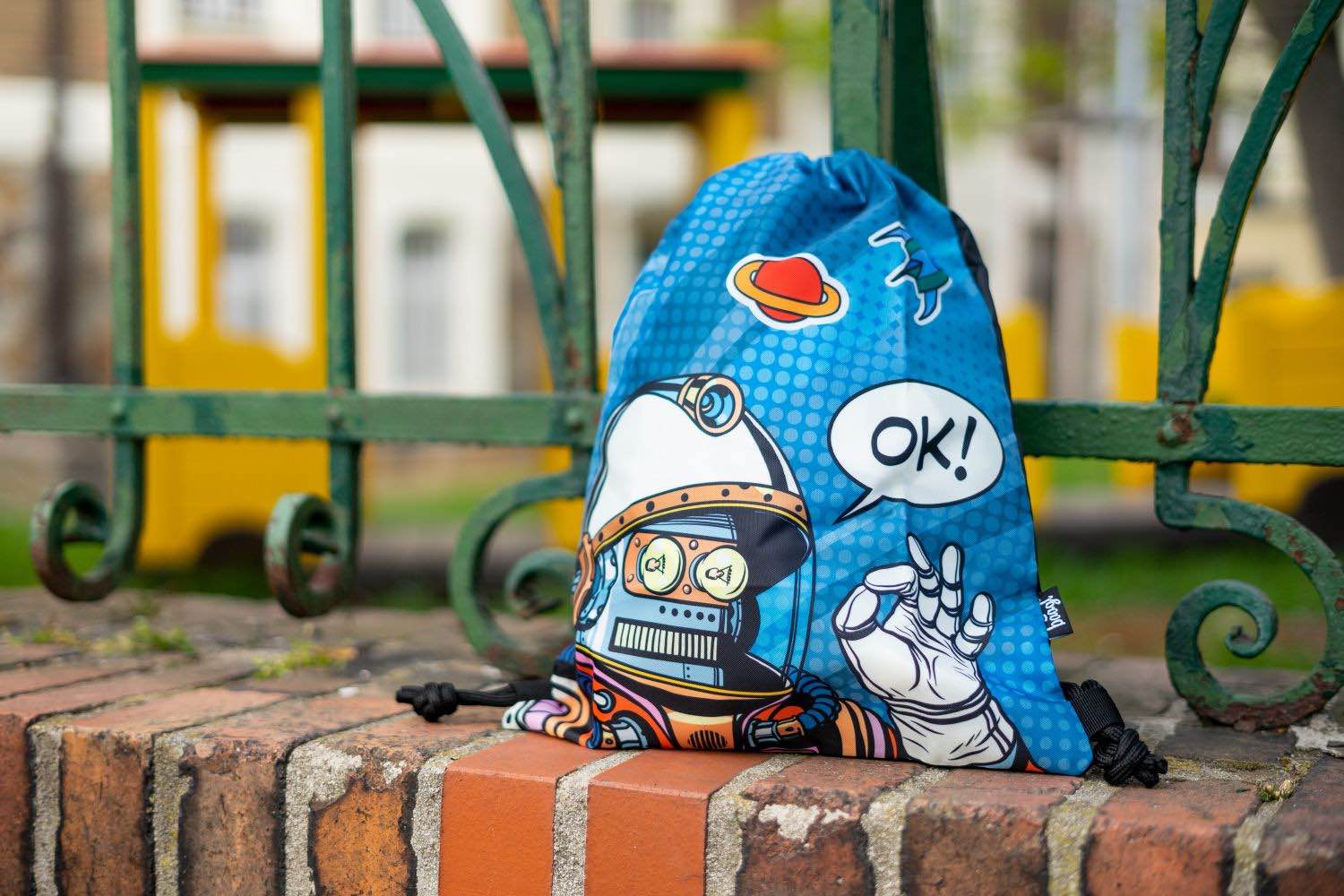 baagl-spaceman-sac-de-gym-lavable-enfant-sport image 8