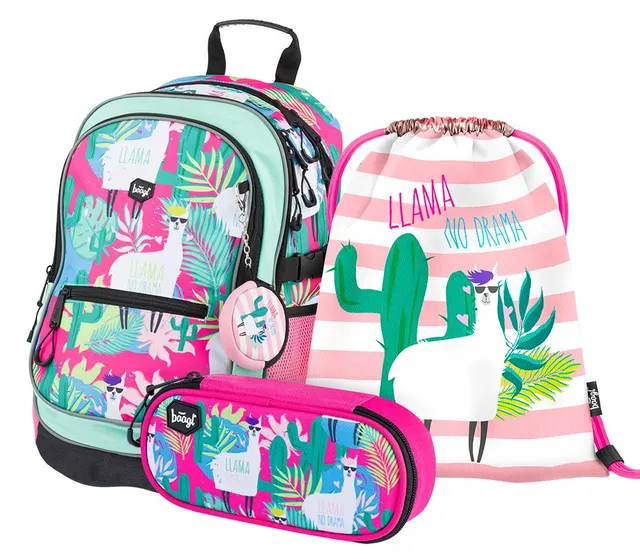 baagl-core-llamas-set-scolaire-3-pi-ces-25-l image 1