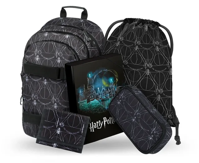 baagl-school-sets-skate-harry-potter-cartable-25-l-5-pi-ces image 1