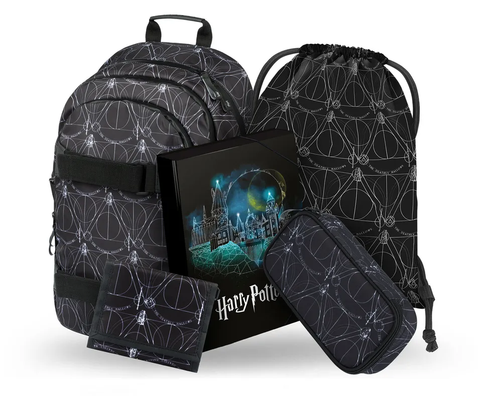 baagl-school-sets-skate-harry-potter-cartable-25-l-5-pi-ces image 1