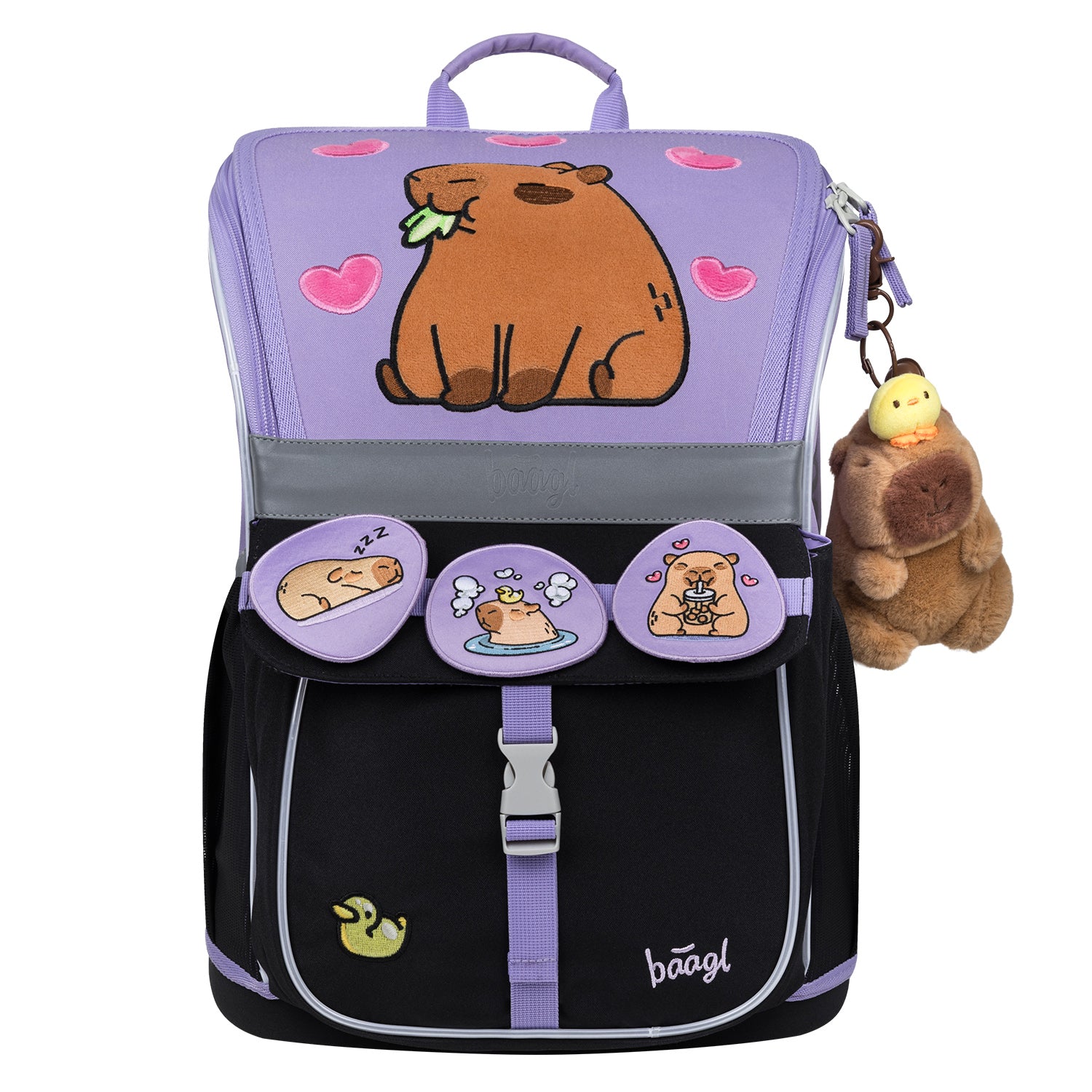 baagl-zippy-capybara-cartable-ensemble-3-pi-ces-ergonomique image 2
